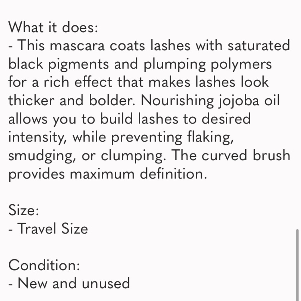 🦋6/$25 Sephora Lash Craft Black Mascara New TravelSz - Picture 3 of 3